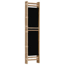 3-panels rumdeler 120 cm foldbar bambus og kanvas