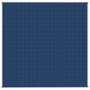 tyngdetæppe 200x200 cm 9 kg stof blå