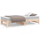daybed med udtræk 2x(90x190) cm massivt fyrretræ