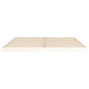 sengeramme 180x200 cm massivt fyrretræ hvid