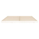 sengeramme 160x200 cm massivt fyrretræ hvid