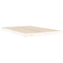 sengeramme 120x190 cm Small Double massivt fyrretræ hvid