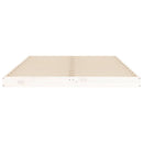 sengeramme 120x190 cm Small Double massivt fyrretræ hvid