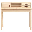 skrivebord 110x50x93 cm massivt træ fyrretræ