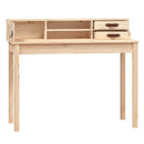 skrivebord 110x50x93 cm massivt træ fyrretræ