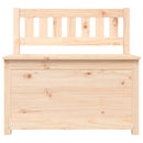 bænk 80x41x77 cm massivt fyrretræ