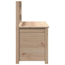 bænk 110x41x76,5 cm massivt fyrretræ