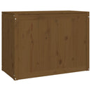 vasketøjskurv 88,5x44x66 cm massivt fyrretræ gyldenbrun