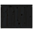 vasketøjskurv 88,5x44x66 cm massivt fyrretræ sort