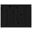 vasketøjskurv 88,5x44x66 cm massivt fyrretræ sort
