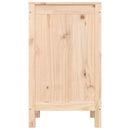 vasketøjskurv 44x44x76 cm massivt fyrretræ
