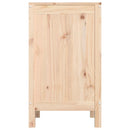 vasketøjskurv 44x44x76 cm massivt fyrretræ