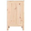 vasketøjskurv 44x44x76 cm massivt fyrretræ
