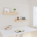 væghylder 2 stk. 50x12x9 cm massivt fyrretræ