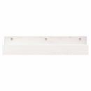 væghylder 2 stk. 50x12x9 cm massivt fyrretræ hvid
