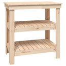 arbejdsbord 78,5x50x80 cm massivt fyrretræ