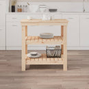 arbejdsbord 78,5x50x80 cm massivt fyrretræ
