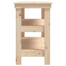 arbejdsbord 110,5x50x80 cm massivt fyrretræ