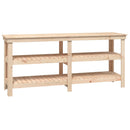arbejdsbord 181x50x80 cm massivt fyrretræ