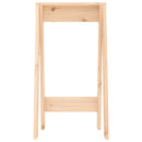 taburetter 2 stk. 40x40x75 cm massivt fyrretræ