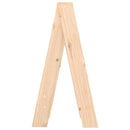 taburetter 2 stk. 40x40x75 cm massivt fyrretræ