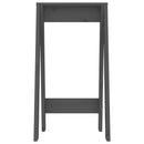 taburetter 2 stk. 40x40x75 cm massivt fyrretræ grå