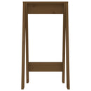 taburetter 2 stk. 40x40x75 cm massivt fyrretræ gyldenbrun