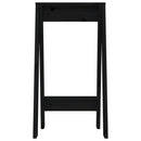 taburetter 2 stk. 40x40x75 cm massivt fyrretræ sort