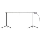 automatisk grill med motor 150x46,5x82,5 cm rustfrit stål