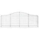 buet gabionkurv 200x30x60/80 cm galvaniseret jern