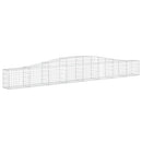 buet gabionkurv 400x30x40/60 cm galvaniseret jern