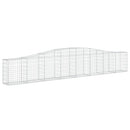 buet gabionkurv 400x30x60/80 cm galvaniseret jern