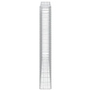 buet gabionkurv 400x30x220/240 cm galvaniseret jern