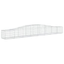 buet gabionkurv 400x50x40/60 cm galvaniseret jern