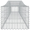 buet gabionkurv 400x50x40/60 cm galvaniseret jern