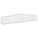 buet gabionkurv 400x50x60/80 cm galvaniseret jern
