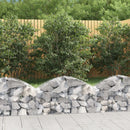 buet gabionkurv 100x30x40/60 cm galvaniseret jern