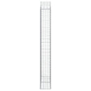 buet gabionkurv 100x30x220/240 cm galvaniseret jern