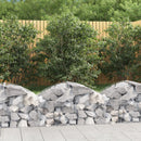 buet gabionkurv 100x50x40/60 cm galvaniseret jern