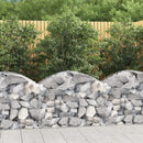 buet gabionkurv 100x50x60/80 cm galvaniseret jern