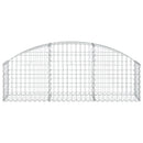 buet gabionkurv 150x30x40/60 cm galvaniseret jern