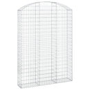 buet gabionkurv 150x30x200/220 cm galvaniseret jern