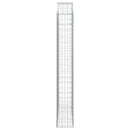buet gabionkurv 150x30x200/220 cm galvaniseret jern