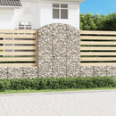 buet gabionkurv 150x30x200/220 cm galvaniseret jern