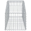buet gabionkurv 150x50x40/60 cm galvaniseret jern