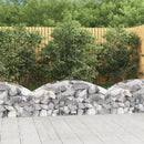 buet gabionkurv 150x50x40/60 cm galvaniseret jern