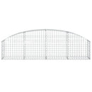 buet gabionkurv 200x30x40/60 cm galvaniseret jern