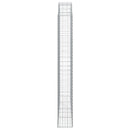 buet gabionkurv 200x30x220/240 cm galvaniseret jern
