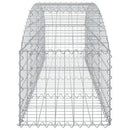 buet gabionkurv 200x50x40/60 cm galvaniseret jern