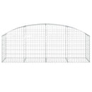 buet gabionkurv 200x50x60/80 cm galvaniseret jern